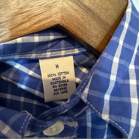 Essentials blue and white button up - Picture 4 of 4